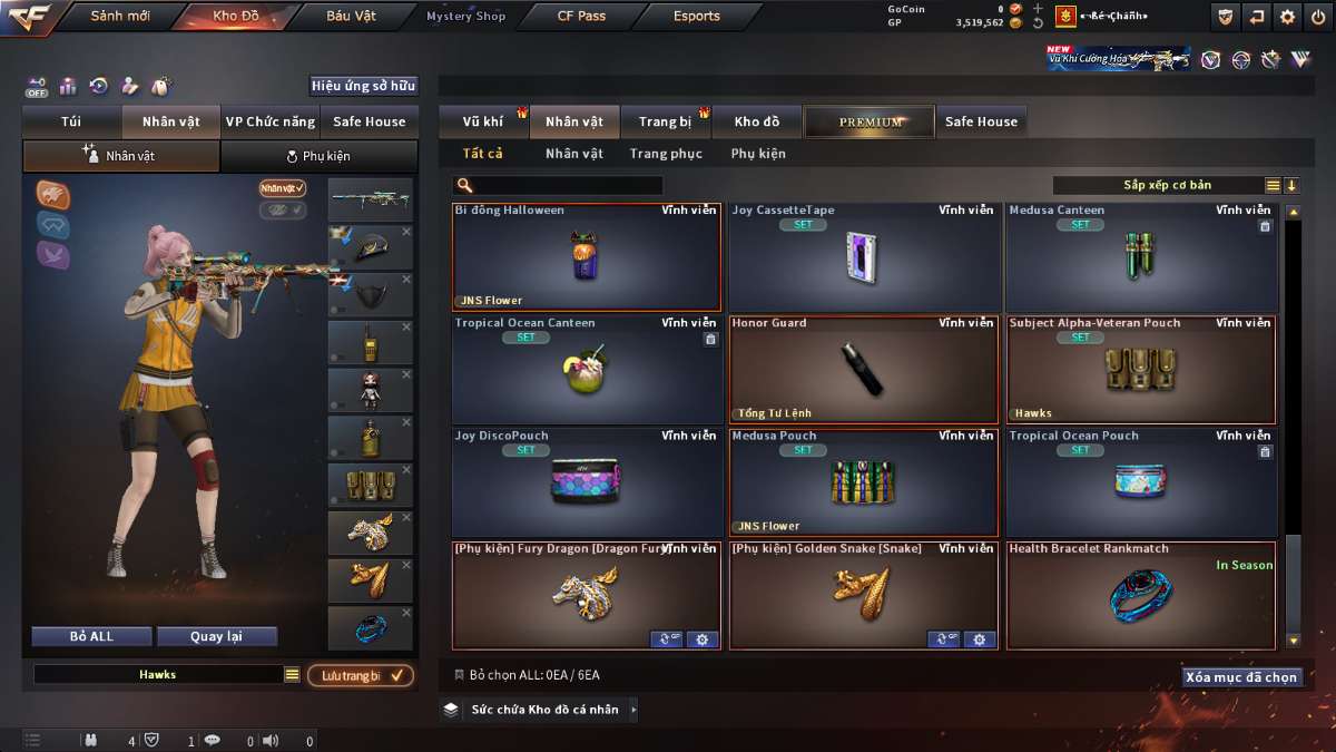 shop acc cf uy tin gia re
